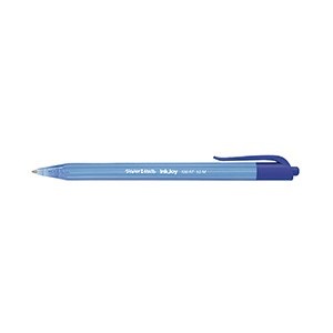 Bolígrafo Paper mate kilométrico 100 retráctil azul con inkjoy