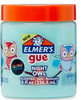 Elmers gue Slime pre-hecho night owl 236,5 ml
