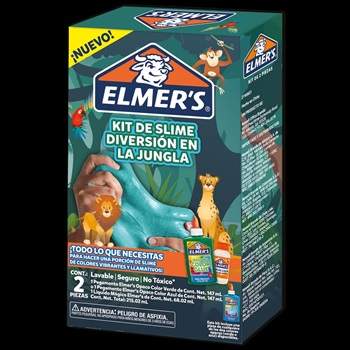 Elmers gue Slime kit diversion en la jungla 2 pzas