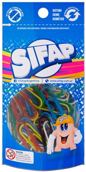 Broches clips Sifap Nº 6 forrado x50 unidades doy pack