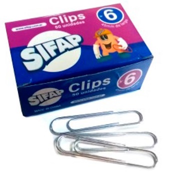 Broches clips Sifap Nº 6 x 50 unidades