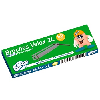 Broches t/nepaco Sifap 2l metal x 50 unidades