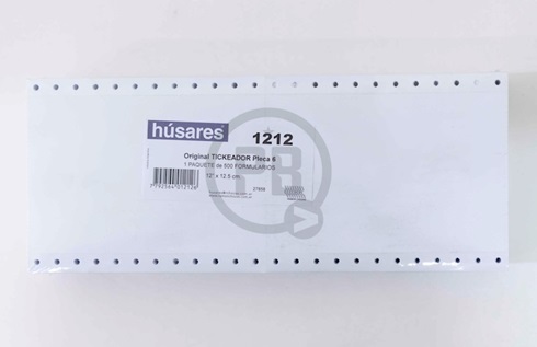 Formulario continuo Húsares 1212 12 x 12,5 pleca 6" original x500