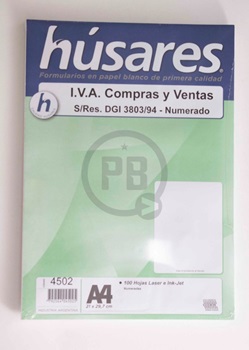 Form a4-husares 4502 laser 0-100 IVA numerado