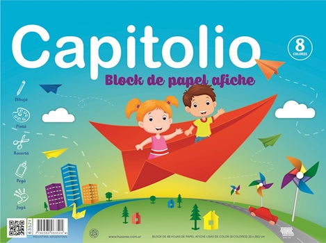 Block Capitolio A4 afiche 8 colores 48 hojas