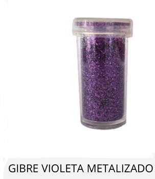 Brillantina gibre Artística dibu AD purpura tubo 3 gramos