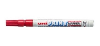 Marcador Uni px-21 pintura 0,8-1,2 mm rojo