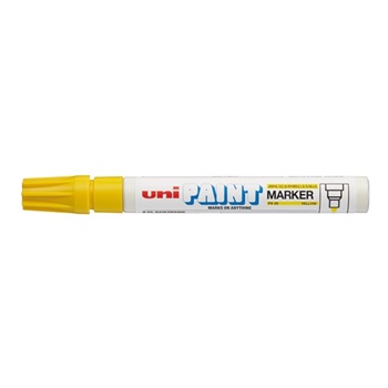 Marcador Uni px-20 pintura 2,2-2,8 mm amarillo