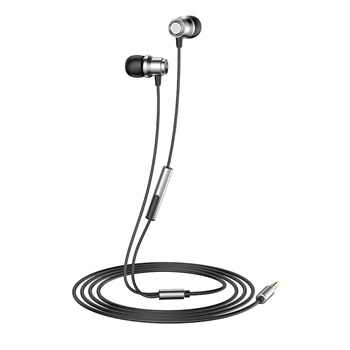 Auricular Havit earphone con micrófono e72p plateado