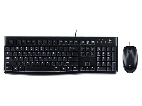 Combo Logitech usb teclado y mouse pc/mac mk120