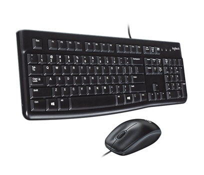 Combo Logitech usb teclado y mouse pc/mac mk120