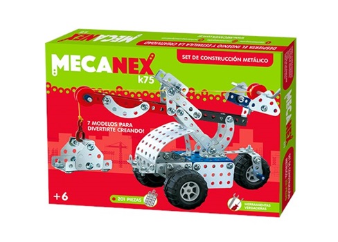 Juego de contruccion Mecanex k75 201 pcs (armar 7 modelos)