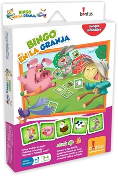 Juegos infantiles + app Bontus bingo en la granja