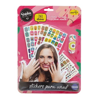 Set de nail ART Sophie 60 stickers p/uñas