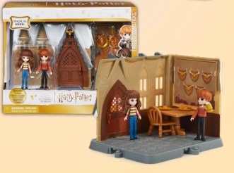 Set de juego escenario con 2 figuras (hermione y ron) ART 6064869