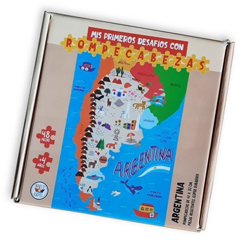 Puzzle Barco de papel 48 pcs Argentina