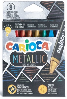 Crayones Carioca metalicos x 8