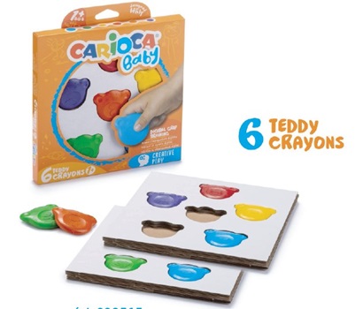 Crayones Carioca baby teddy x6
