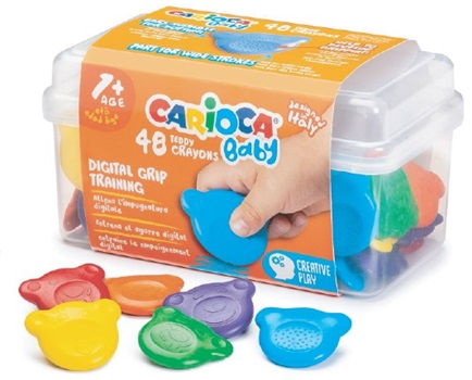 Crayones Carioca baby teddy x48
