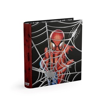 Carpeta 3 anillos redondos 40 mm Mooving cartoné Spiderman