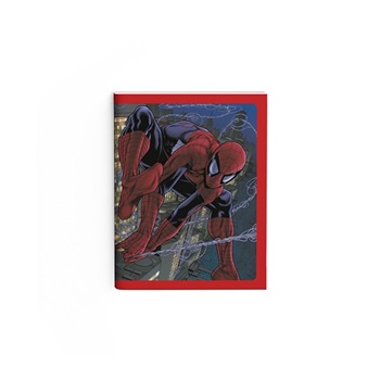Cuaderno 16 x 21 Mooving tapa flexible 48 hojas rayado Spiderman