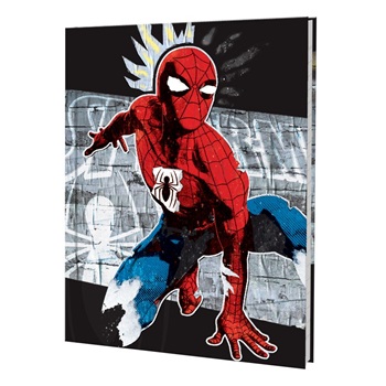 Cuaderno 16 x 21 tapa flexible 48 hojas rayado Spiderman
