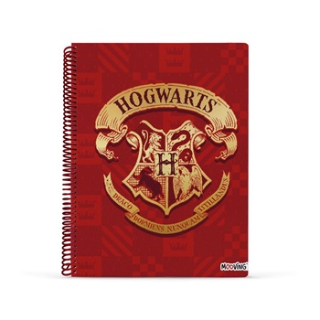 Cuaderno 29,7 tapa semirígida d 80 hojas cuadriculado Harry potter