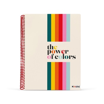 Cuaderno 29,7 tapa semirígida d 80 hojas rayado rainbow