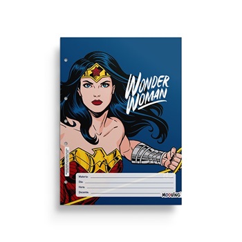 Separador materia A4 Wonder woman