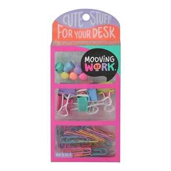 Kit Office Mooving combo 3 en 1 pink maw mania ART2112060302