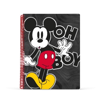 Cuaderno 29,7 tapa semirígida d 80 hojas rayado Mickey