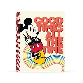 Cuaderno 29,7 tapa semirígida d 80 hojas rayado Mickey