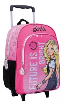 Mochila Barbie future ART11638 c/ruedas 16"