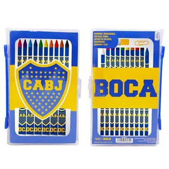 Set de arte Boca Juniors x 42 unidades