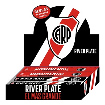 Regla x 15 cm River Plate ri442/ri443