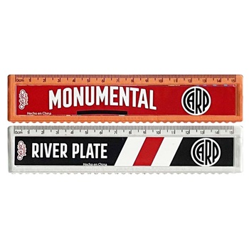 Regla x 15 cm River Plate ri442/ri443