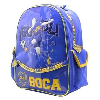 Mochila Boca Juniors ARTbo178 espalda 16" c/sonido