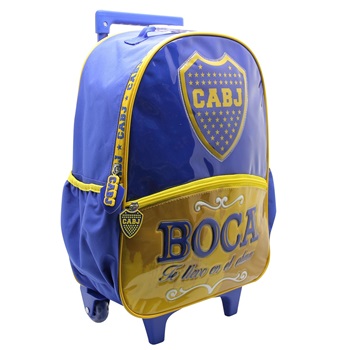 Mochila Boca Juniors ARTbo388 con ruedas 16"