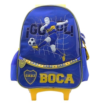 Mochila Boca Juniors ARTbo477 con ruedas 16"