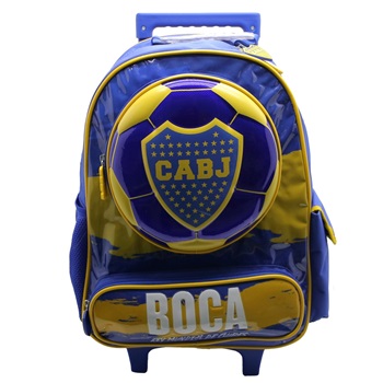 Mochila Boca Juniors ARTbo385 con ruedas 16"