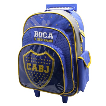 Mochila Boca Juniors ARTbo386 con ruedas 16"