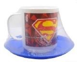 Taza con plato superman