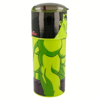 Vaso de figura hulk con tapa 350 ml ARTsp712