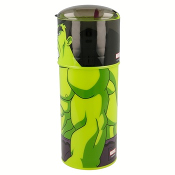Vaso de figura hulk con tapa 350 ml ARTsp712