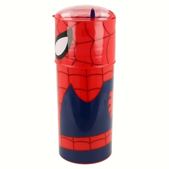 Vaso de figura Spiderman con tapa 350 ml ARTha155