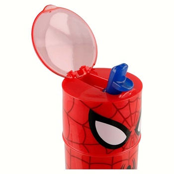 Vaso de figura Spiderman con tapa 350 ml ARTha155
