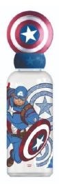 Botella con figura Capitán América 560 ml ART sp819