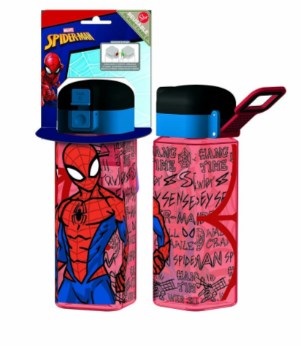 Botella cuadrada Spiderman ARTha138