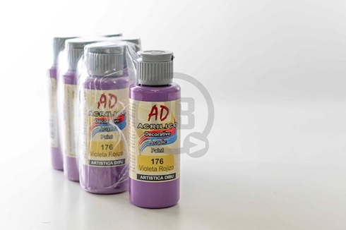 Acrílico decorativo Artística dibu AD 60 ml 176-violeta rojizo