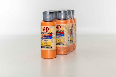 Acrílico decorativo Artística dibu AD 60 ml 232-perlado naranja